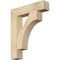 Ekena Millwork Westlake Block Rough Sawn Bracket, Douglas Fir, 4"W x 20"D x 24"H BKT04X20X24WTL05RDF - alternate 1